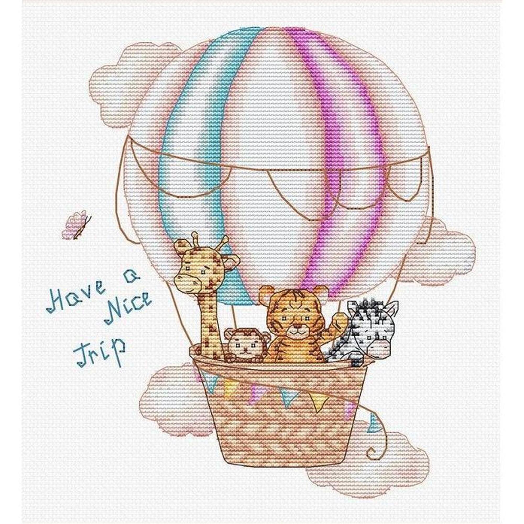 Luca-s Have A Nice Trip Counted Cross Stitch Kit